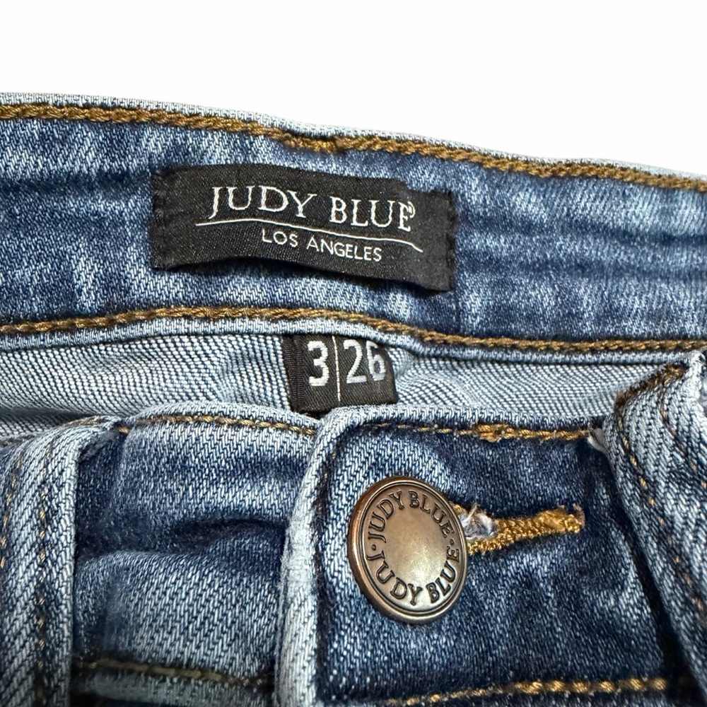 Judy Blue Women’s Bristol Mid-Rise Handsand Skinny Jeans | Size 3/26 - Picture 3 of 7